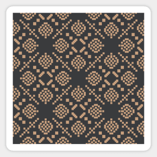 Unique Retro Pattern Sticker